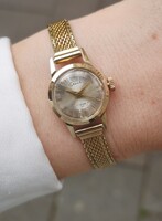 Exacto női 14 K arany mechanikus svájci ékszeróra - Tiktakwatch szervizkártyával, 1 év garanciával