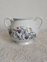 Porcelán cukor kínáló tető nélkül