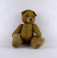 1V830 Antik afrikkal tömött játék mackó Teddy maci 41 cm
