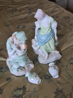 Eladó eredeti Herendi porcelán szobrok és vázák (4db - együttesen eldó)