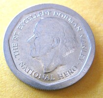 Jamaica 5 dollar 1996 ((O8)