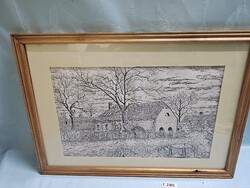 T2301 Rézkarc 51x36 cm