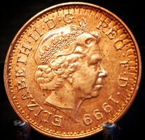 Egyesült Királyság 1 penny, 1999 Bronz / nem mágneses/ C09B2