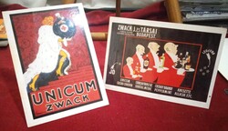Boomirgang Unicum set of two postcards 1998