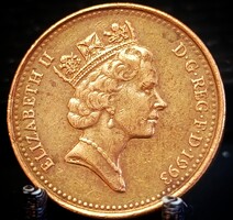 Egyesült Királyság 1 penny, 1993 C09D5