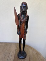 Afrikai faragott faszobor eladó