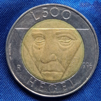 San Marino emlék 500 Líra  1991.  (2322)