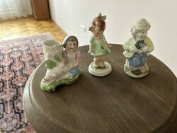 Porcelán és kerámia figurák