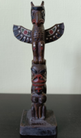 Totem Faragott Fa Szobor Kanadai!