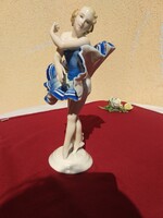 Libbenő  szoknyás ENS balerína,,mint Marilyn Monroe,,igen ritka,,27 cm,,Hibátlan, minimál ár nélkül.