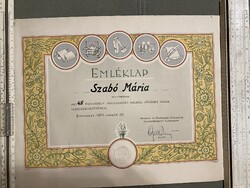 Emléklap - Nyomda és Papíripari Dolgozók Szakszervezete 1955