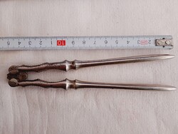 Dió és mogyoró törő acél régi megfordítható diótörő mogyorótörő
