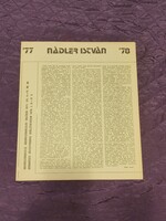 Nádler István grafikai mappa + 1 lap