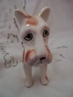 Jelzet terrier porcelán kutya   P2