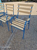 Régi kerti székek régi csővázas strand székek retro karos szék rakásolhato retro rakásolhato