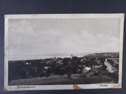 Régi képeslap - Balatonkenese látkép Monostory 1923 körül