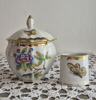 Herendi Viktória mintas bonbonier, ajándék fogpiszkáló tartóval