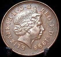 Egyesült Királyság 1 Új penny, 1998 A05G2