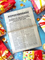 1972 február 18  /  NÉPSZABADSÁG  /  Viszza a múltba! Ssz.:  13702