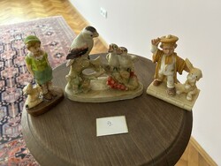 Porcelán és kerámia figurák