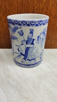 Kímai festett porcelán tároló