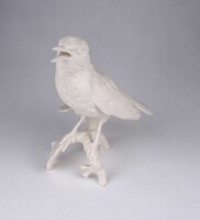 1V858 Nagyméretű jelzett Hummel Goebel bisquit porcelán madár figura 16 cm
