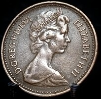 Egyesült Királyság 1 Új penny, 1971 A05C5