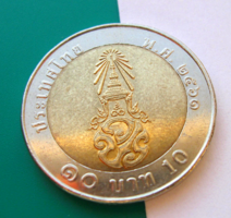Thaiföld - 10 Baht - 2018