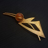 Aranyozott    bross  4 cm