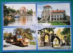 Tata, Vár, Dotto, Angolpark, Rom, postatiszta képeslap