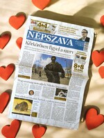 2021 november 8  /  NÉPSZAVA  /  Régi ÚJSÁGOK KÉPREGÉNYEK MAGAZINOK Ssz.:  20762