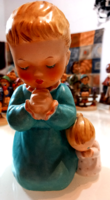 Hummel figura Tmk 2. Imádkozó lány és baba 1959 BYJ38 16.5 cm