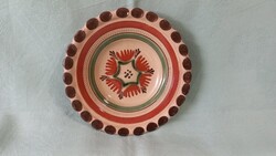 Karcagi kerámia fali tányér 19,5 cm átmérővel