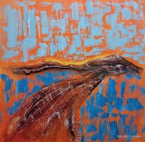 Artame díjas tanúsítvánnyal. eredeti Palaics Eszter alkotás.58x58cm