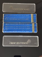 NOS !!! 24x STAEDTLER 2951 RESISTO VILÁGOS KÉK Másoló Ceruza FINOM !!! 1968-...