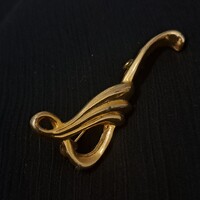 Aranyozott    bross   4 cm