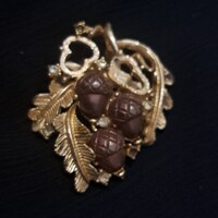 Aranyozott    bross   4 cm
