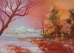 Berecz Rita: Tópart, képméret 27x37 cm