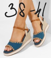 Akció! Farmer könnyű espadrilles szandál. 38-41 méretig. Új