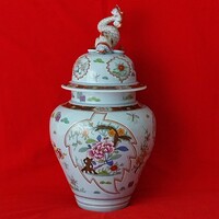 HERENDI Shanghai mintás díszváza-1944-ből-38cm!!!!!!!!!!!!!