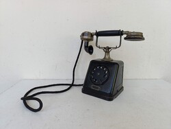Antique Rotary Dial Telephone Old Phone Bakelite Handset Broken
