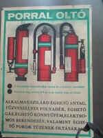 Plakát - porral oltó