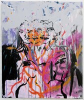 NAGY MARCELL - SOK MINDEN TÖRTÉNT EGYSZERRE (2024) 120x100cm.