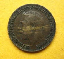 Anglia 1 Farthing 1921 (T8)