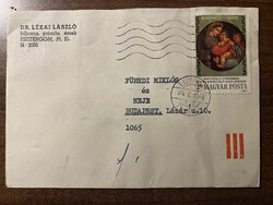 Boríték 1985 Dr. Lékai László Esztergom