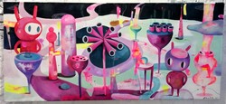 KOMLÓDI JUDIT - FORRÁS (90x200cm)