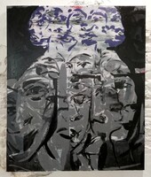 NAGY MARCELL - SHEDDING (2023-25) 120x100cm.