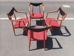 Mid century karosszék, könnyed , skandináv stlíusú 1960's Herczendorfer László