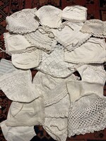 Keresztelősapkák! 120 éves egyedi csecsemő fejfedők/sapkák!