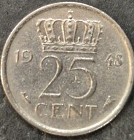 Hollandia 25 cent, 1948.